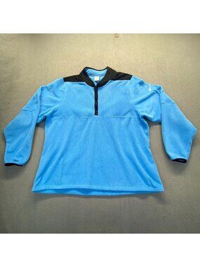 Nike Therma Fit Victory  1/2 Zip  Golf  Fleece Blue  Mens Size XL